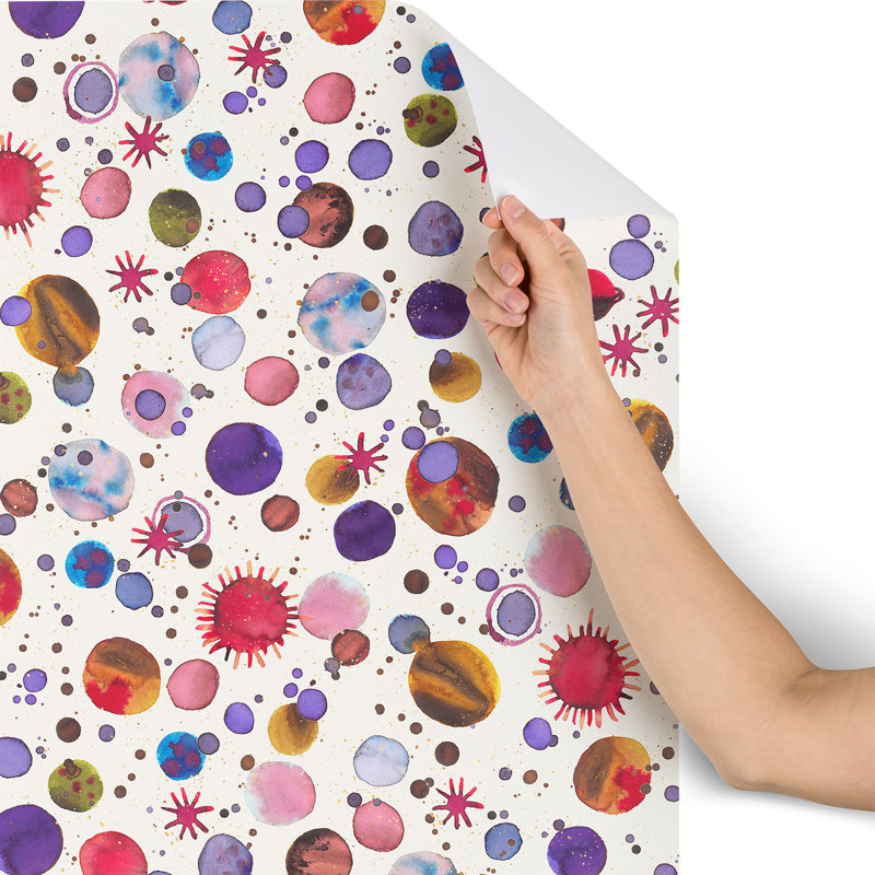 Bless international Peel & Stick Polka Dots Wallpaper Wayfair